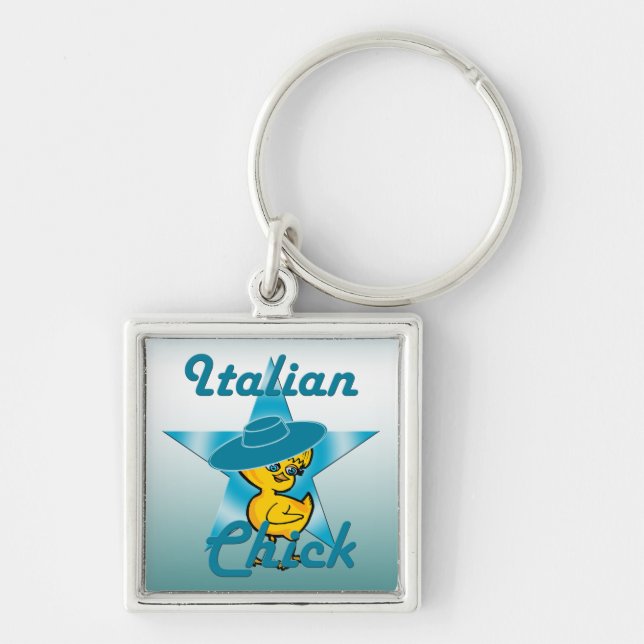 Italian Chick #7 Keychain (Front)