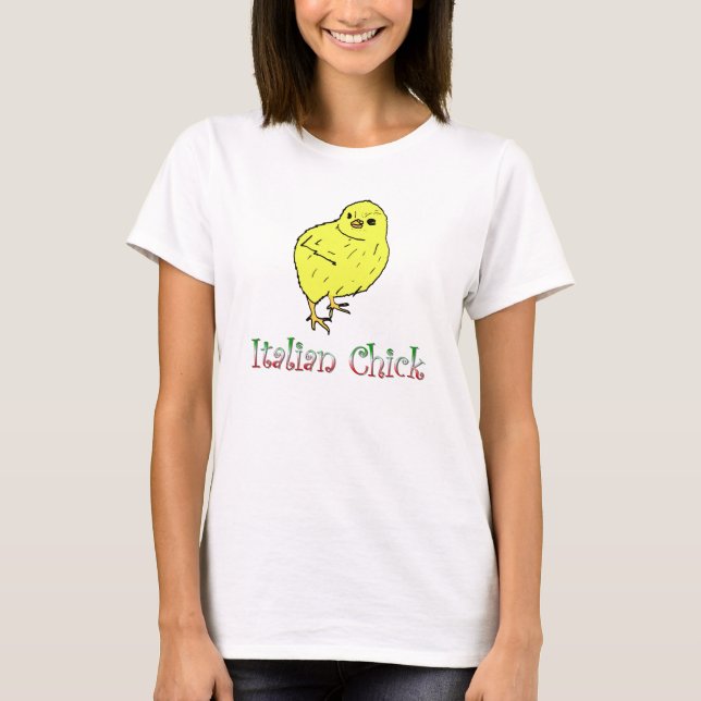 Italian Chick Womens T-Shirt (Front)