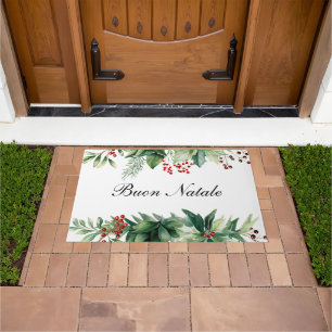Italian Christmas Buon Natale Doormat