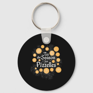 Italian Christmas Cookies - Tis the Season for Piz Keychain