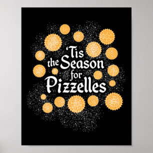 Italian Christmas Cookies - Tis the Season for Piz Poster