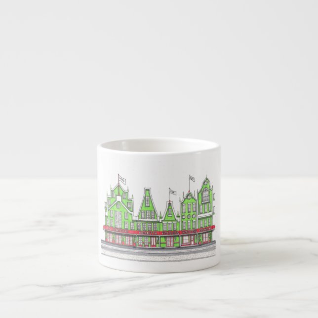 Italian Christmas Espresso Cup (Front)