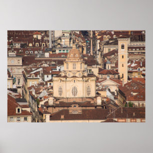italian city roof viewancient,architecture,buildin poster