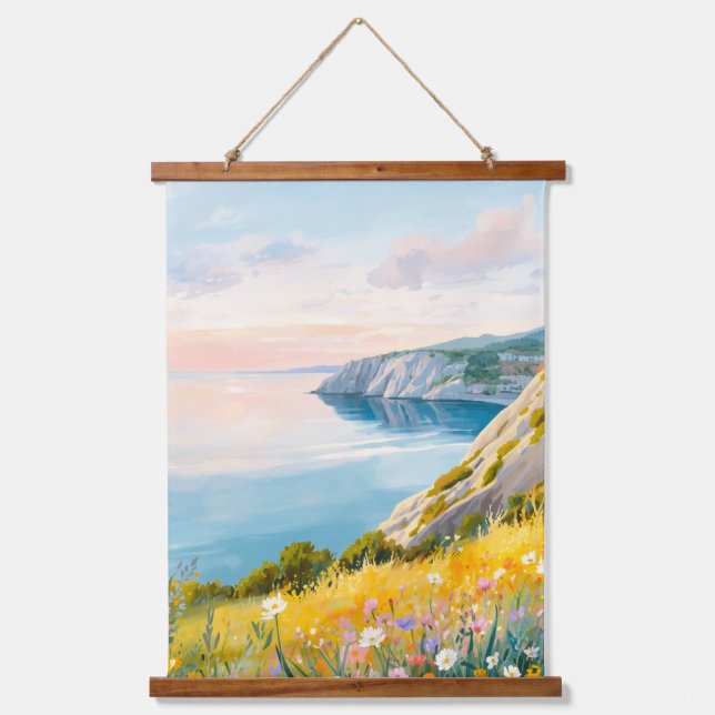 Italian Coast Hanging Tapestry (Front)