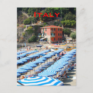 Italian Coastline Beach Postcard
