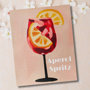 Italian Cocktail Happy Hour Vintage Retro Colourfu Jigsaw Puzzle