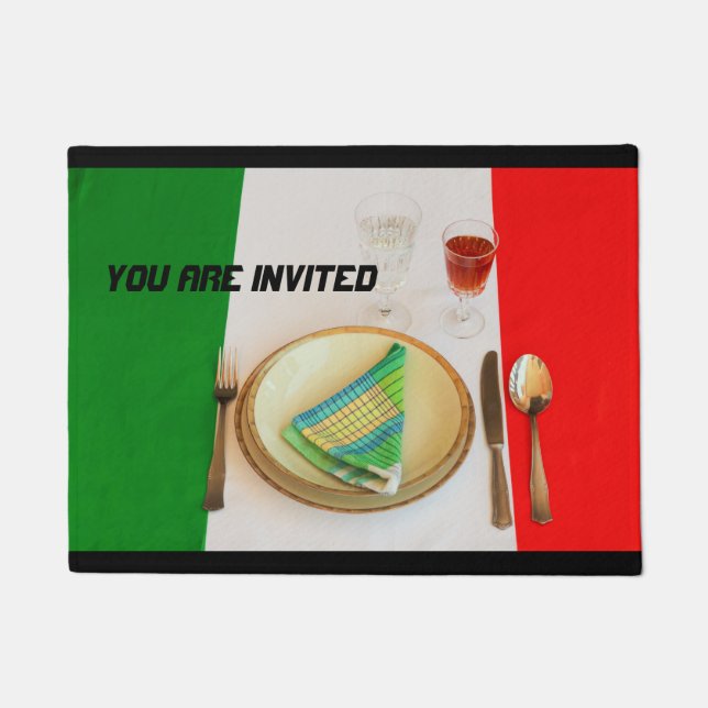 ITALIAN COOKING DOORMAT (Front)