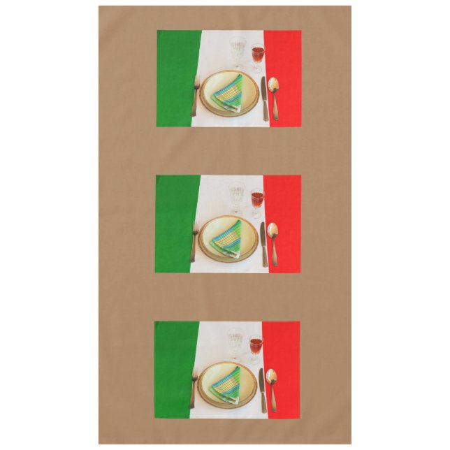 Italian cooking on Tablecloth (Front)