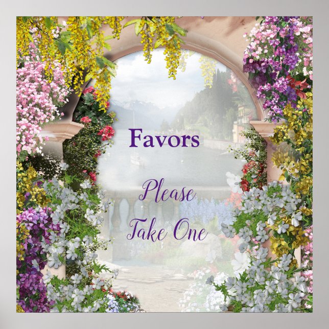 Italian country home outdoors poster (Front)