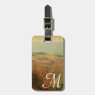 Italian Country Side Rolling Monogram Luggage Tag