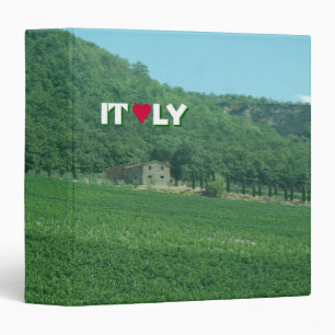 Italian Countryside 3 ring binder