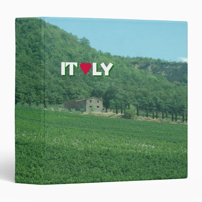 Italian Countryside 3 ring binder (Front/Spine)