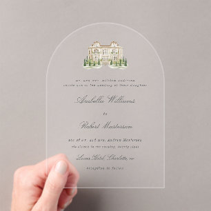 Italian Countryside Elegant Wedding Invitation