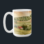 Italian Countryside Scenic Italy Watercolor Coffee Mug<br><div class="desc">Warm and whimsical Italian countryside in warm soft watercolors</div>