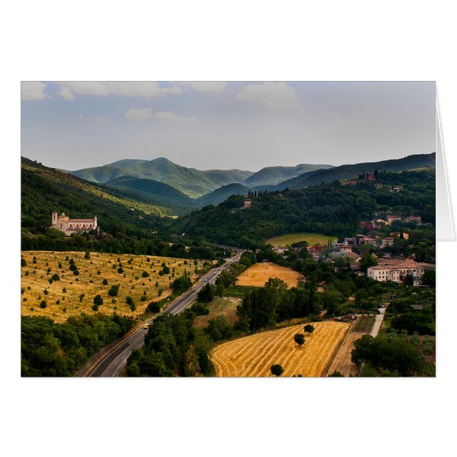 Italian Countryside  - Spoleto Italy (Front Horizontal)