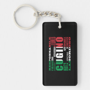 Italian Cousins : Qualities Keychain