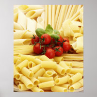 Italian cuisine. Pasta and tomatoes.