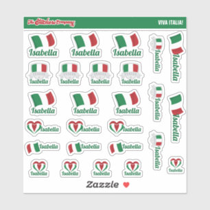 Italian Custom Name Labels   Italy