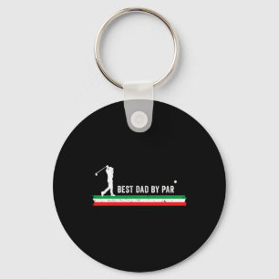 Italian Dad Golfing Father Italy Flag Golf Fan Uni Keychain