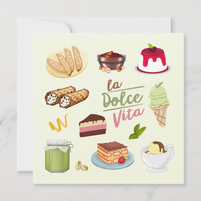 Italian Desserts Sweets (Front)