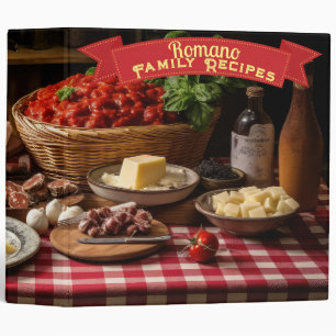 Italian Dinner Recipe Binder