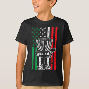 Italian Disc Golf Italy Flag Frisbess Disc Golfer  T-Shirt