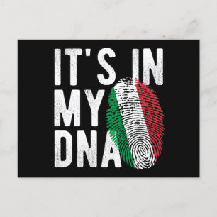 Italian DNA Family Reunion Invitation Postcard
