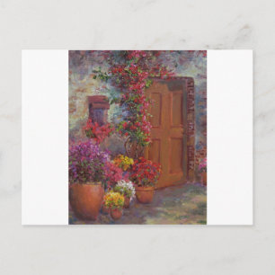 Italian Doorway Postcard