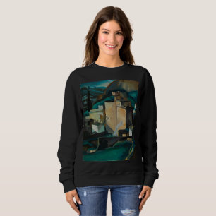 Italian Dreams Unfold: Townscape by Henry Ericsson Sweatshirt
