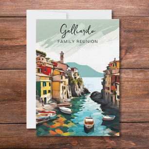 Italian Family Reunion Party Invitation