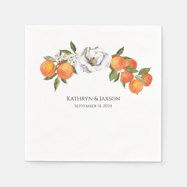 Italian Farmhouse Cocktail Napkins (Front)