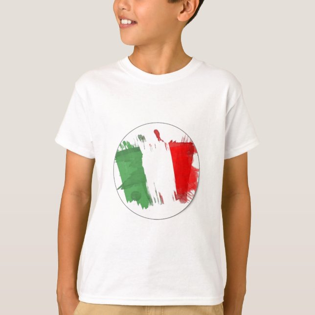 Italian Fashion Flag T-Shirt (Front)