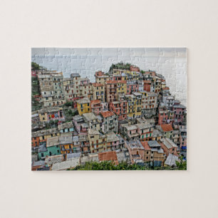 Italian Fishing Village - Manarola - 8x10 - 110 pc Jigsaw Puzzle