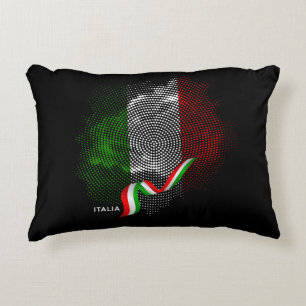 Italian flag accent pillow