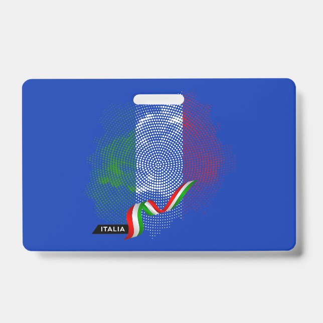 Italian flag badge (Front)