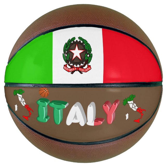 Italian flag basketball (Front)
