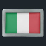 Italian Flag Belt Buckle<br><div class="desc">Be proud of who you are! Be proud of where you come from!</div>