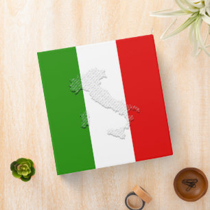 Italian flag binder