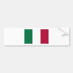 Italian Flag Bumper Sticker