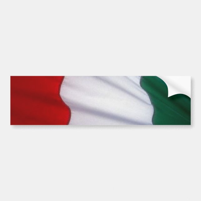 italian_flag bumper sticker (Front)