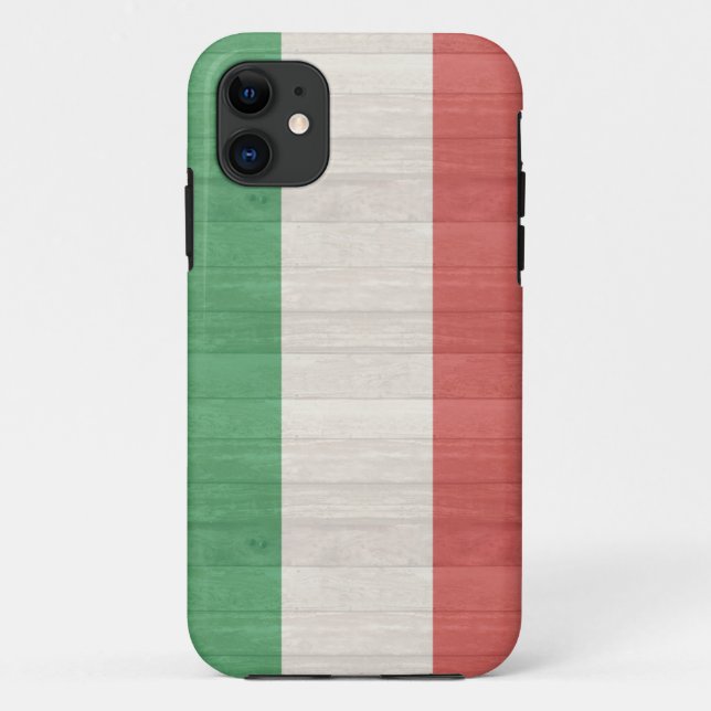 Italian Flag Case (iPhone's 11 and up) (Back)