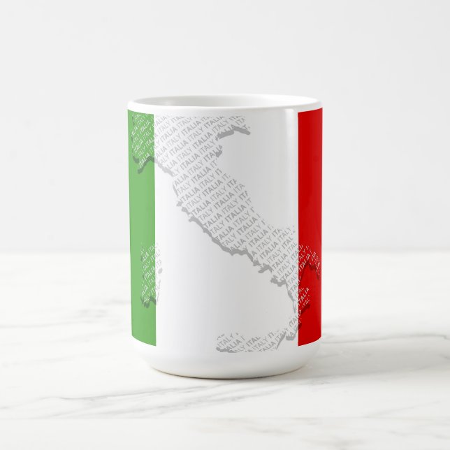 Italian flag coffee mug (Center)