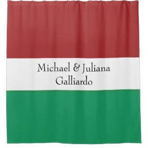 Italian Flag Colours Surname Name Custom