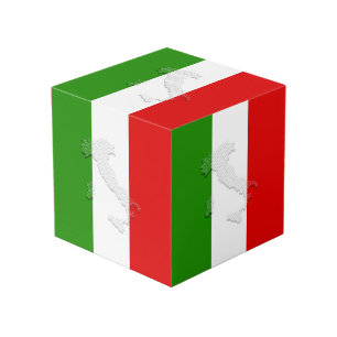 Italian flag cube