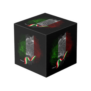 Italian flag cube
