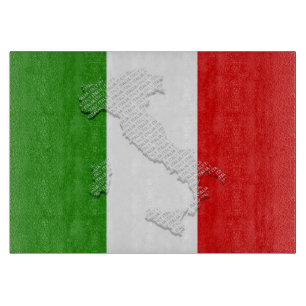 Italian flag cutting board