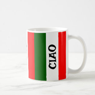 Italian Flag Design Coffee Mug