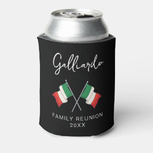 Italian Flag Family Reunion Can Cooler