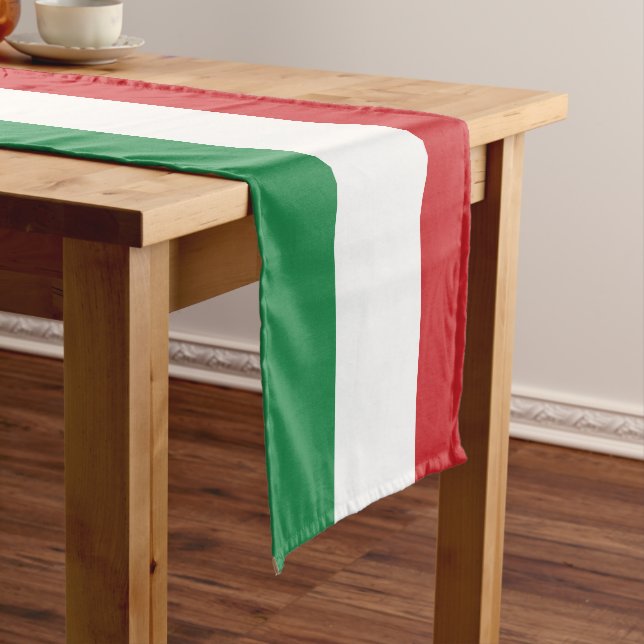 Italian Flag Family Reunion  Long Table Runner (In Situ)