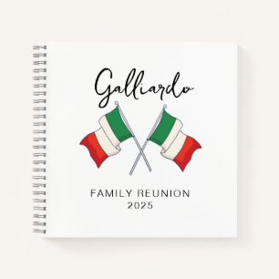 Italian Flag Family Reunion  Notebook